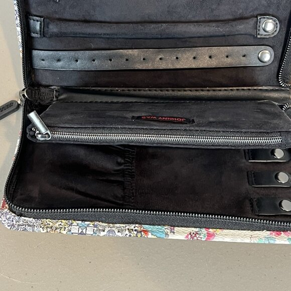 Johnny Was Alia Jewelry Pouch Travel Case Zippered Organizer - Picture 8 of 12